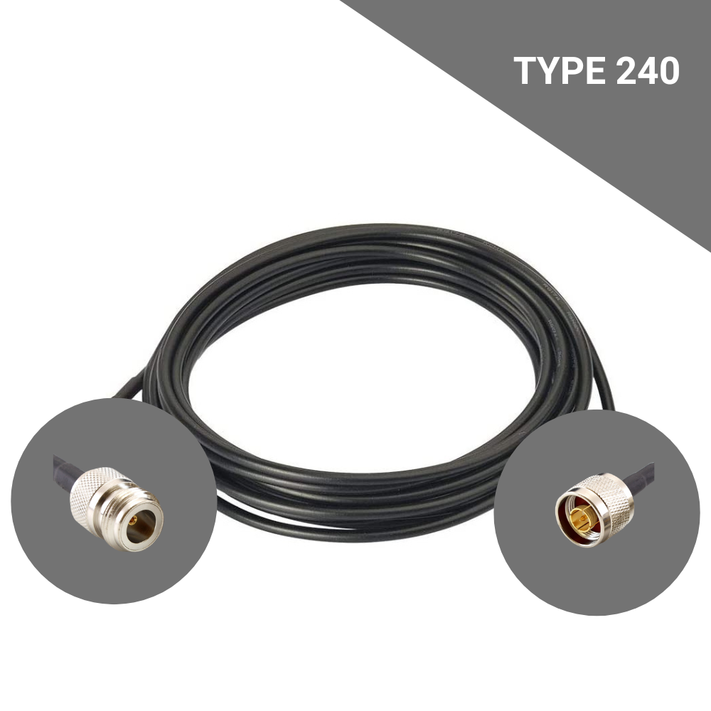 Câble coaxial type 240 de 1m
