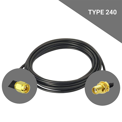 Câble coaxial type 240 de 5m