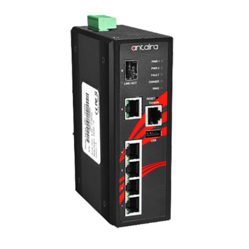 Switch Ethernet Industriel 5 ports PoE + 1 SFP