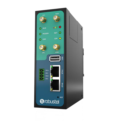 Gateway LoRaWAN industrielle + 2G/3G/4G + GPS